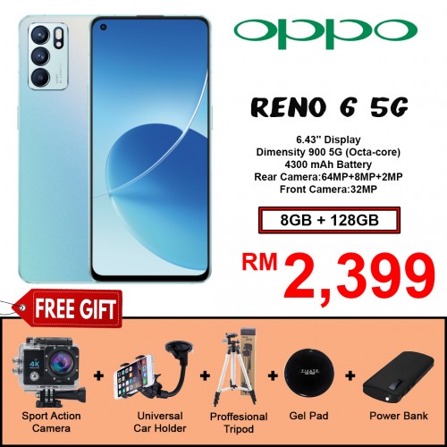 Oppo Reno 6 5G (8GB RAM + 128GB ROM)